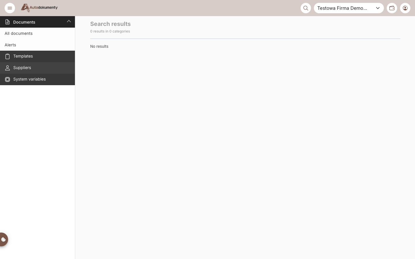 Search results