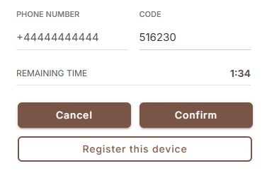 Register this device