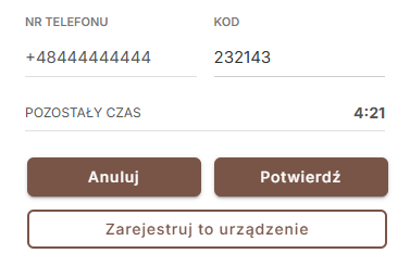 Zarejestruj to urządzenie